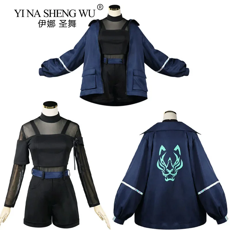 Rolecos игра KDA серия Ahri Akali KaiSa Evelynn Косплей Костюм Хэллоуин сексуальная девушка