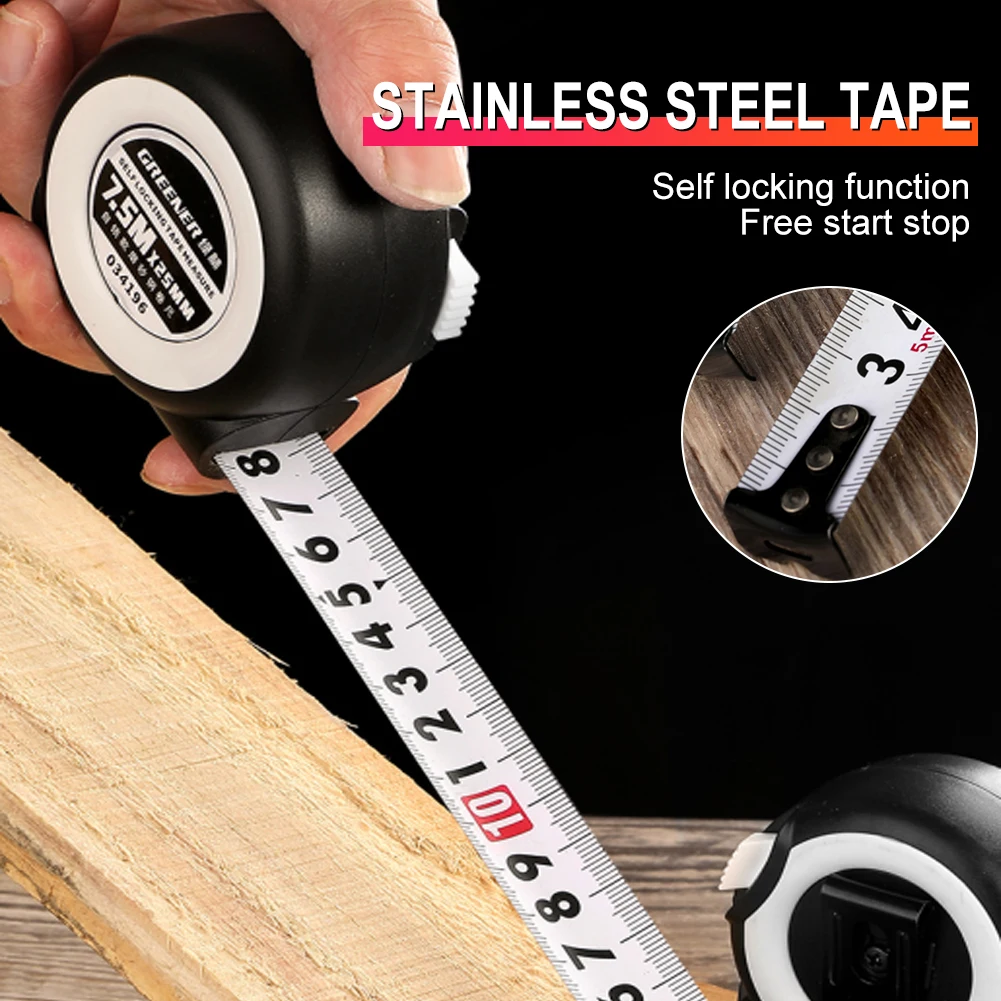 

Portable Tape Measure 3/5/10m Retractable Measuring Tape Stainless Steel Distance Measuring Tape Measuring Tools Direct Sales