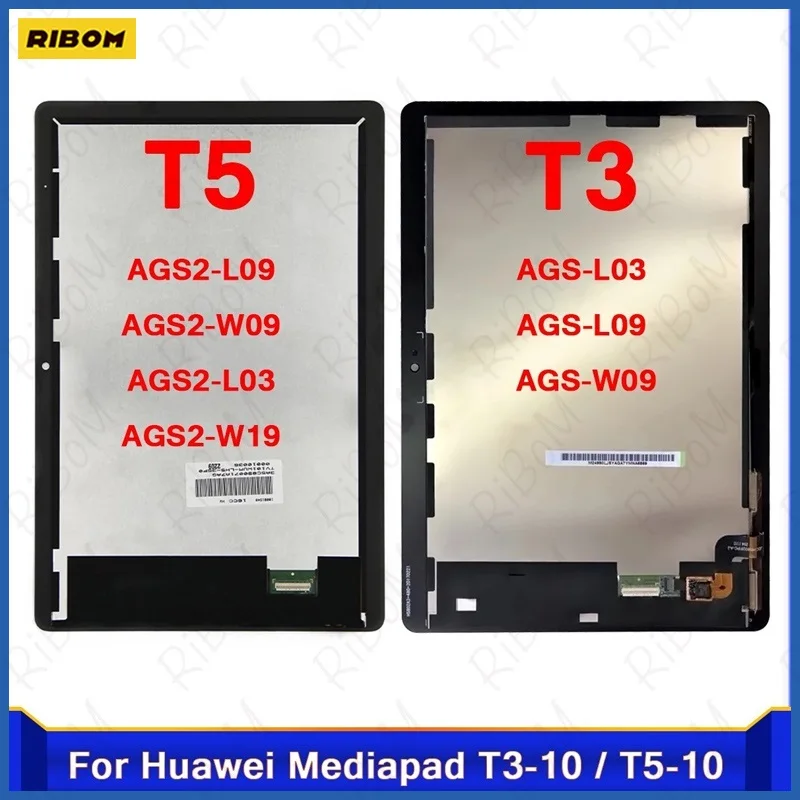 New Test LCD Display For Huawei MediaPad T3 T5 10 AGS-L03 AGS-L09 AGS-W09 AGS2-L09 AGS2-W09 AGS2-L03 Touch Screen Digitizer
