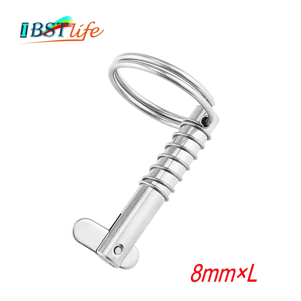 

8 мм BSET MATEL Marine класс 316 быстроразъемный штифт из нержавеющей стали для лодки Bimini верхний палубный шарнир морское оборудование лодка