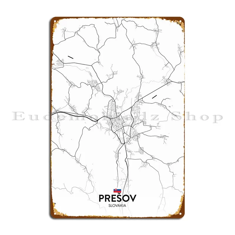 

Presov Sk Metal Plaque Club Party Cave Wall Decor Printed Design Pub Tin Sign Poster