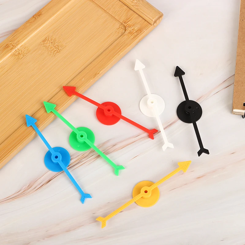 6 шт. 10 см пластиковый вращающийся указатель стрелы DIY настольная игра детские