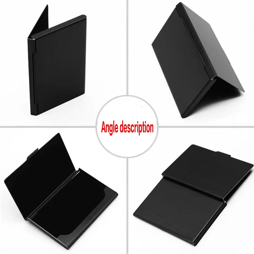 Портативный чехол для визитных карточек коробка держатель социальных