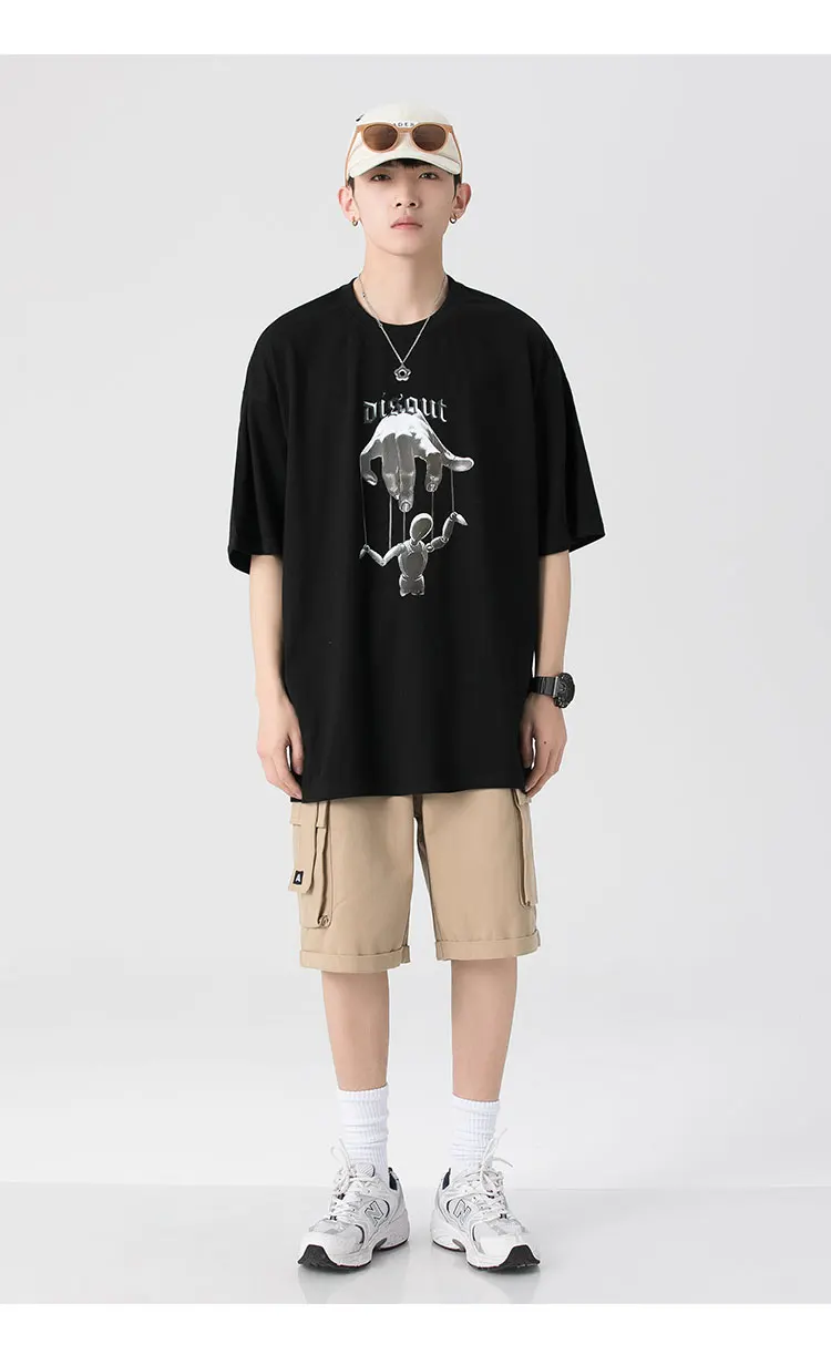

M1100 Printed Short Sleeve T-Shirt 2022 New Summer Men's T-Shirt Top
