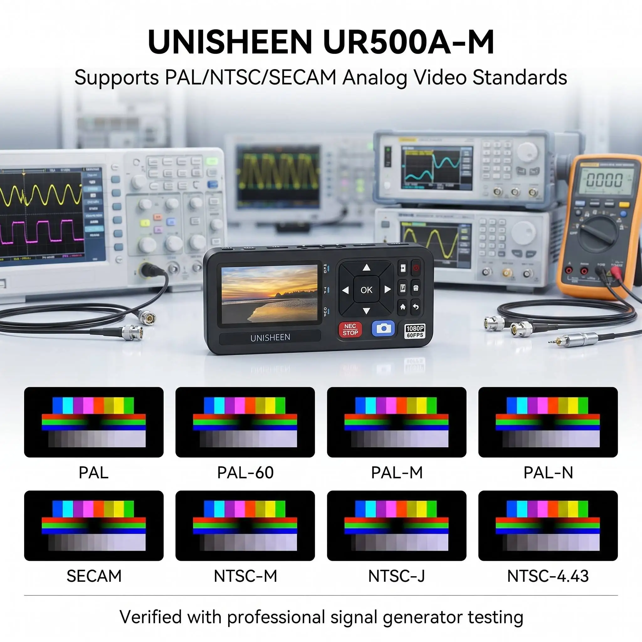 Фото Устройство для захвата видео UNISHEEN UR500A-M 4K, конвертер VHS в цифровой формат 1080P 60FPS, видеорекордер с входами HDMI/CVBS/VGA/Component 4K №4