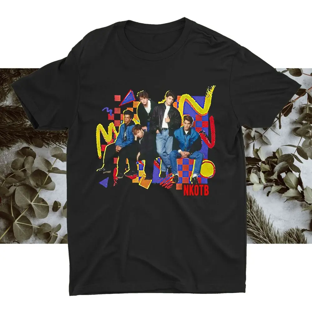 

New Kids On The Block Band NKOTB Retro Black Unisex S-3XL T-Shirt