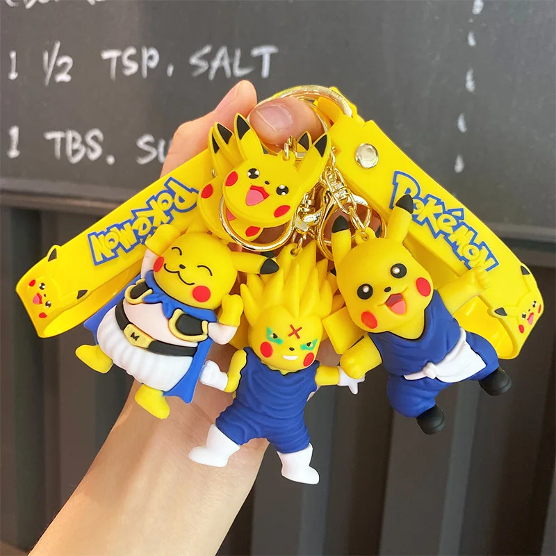 

TAKARA TOMY фигурка куклы Пикачу брелок Пикачу Cos Драконий жемчуг Z искусственные Приключения Digimon брелок Прямая поставка детская игрушка