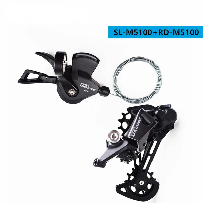 

SHIMANO SLX M7000 XT M8000 DEORE M5100 M5120 11 Speed MTB bicycle bike Speed Trigger Shifter + Rear Derailleur SGS SL+RD