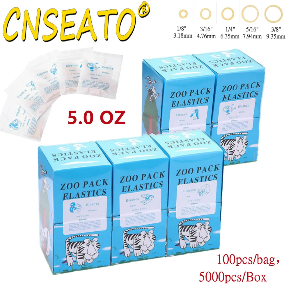 5000 шт. Стоматологические Ортодонтические эластичные резиновые ленты набор для