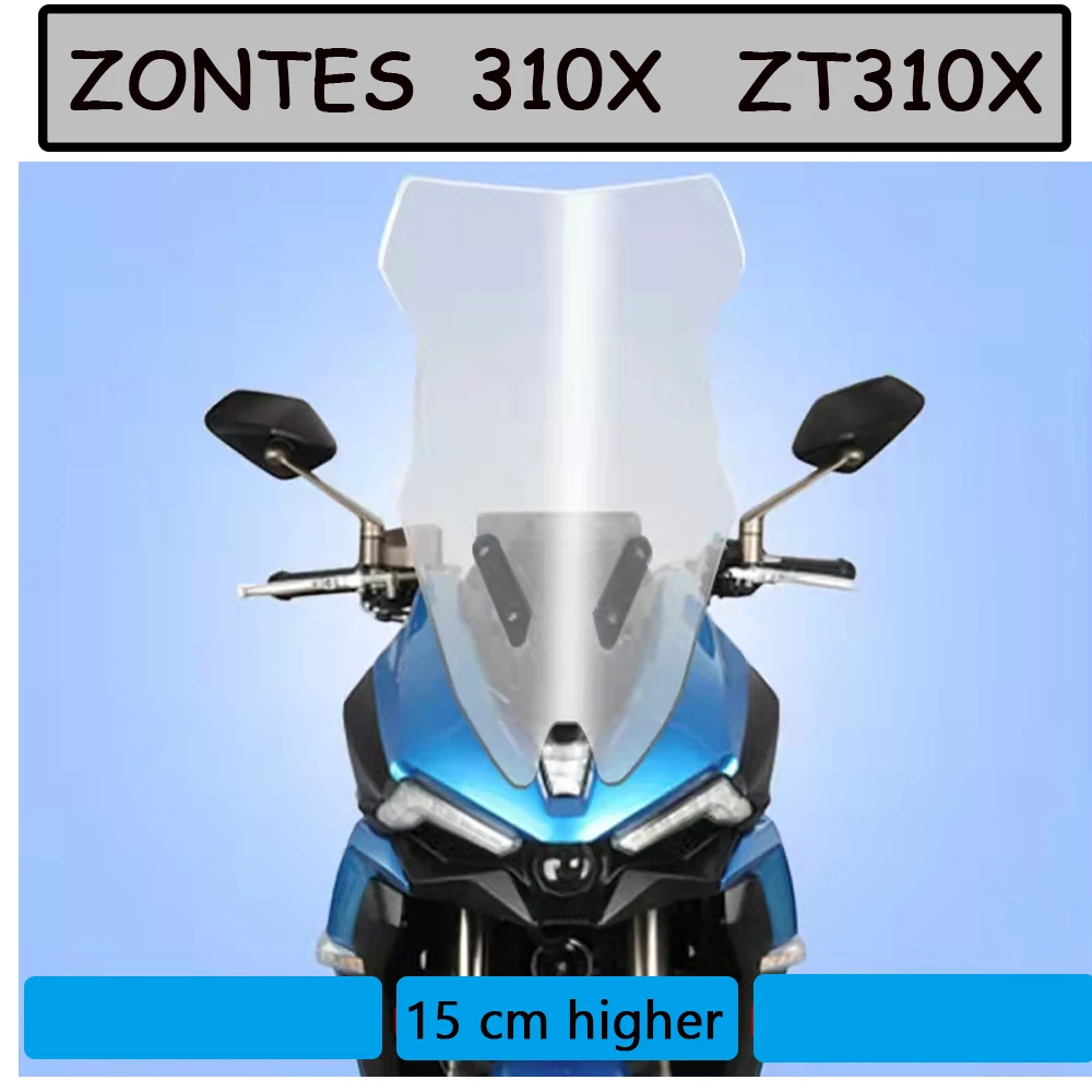 

Motorcycle Windscreen Windshield Deflector Protector Wind Screen FOR ZONTES 310X ZT310X