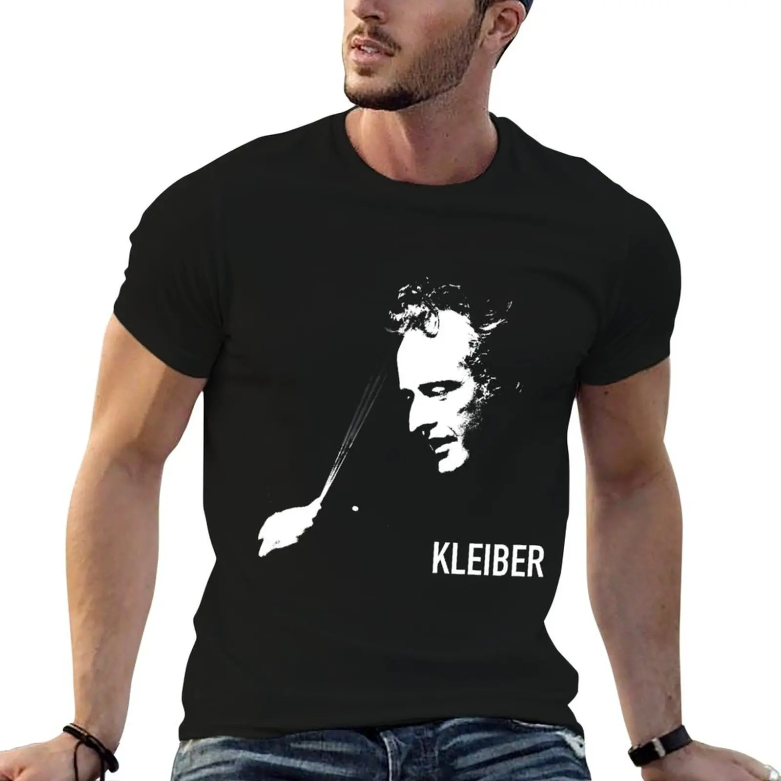 Фото Футболка Conductor Kleiber Classic, мужские футболки, хлопковые футболки, футболка из 100% хлопка, персонализированная футболка №1