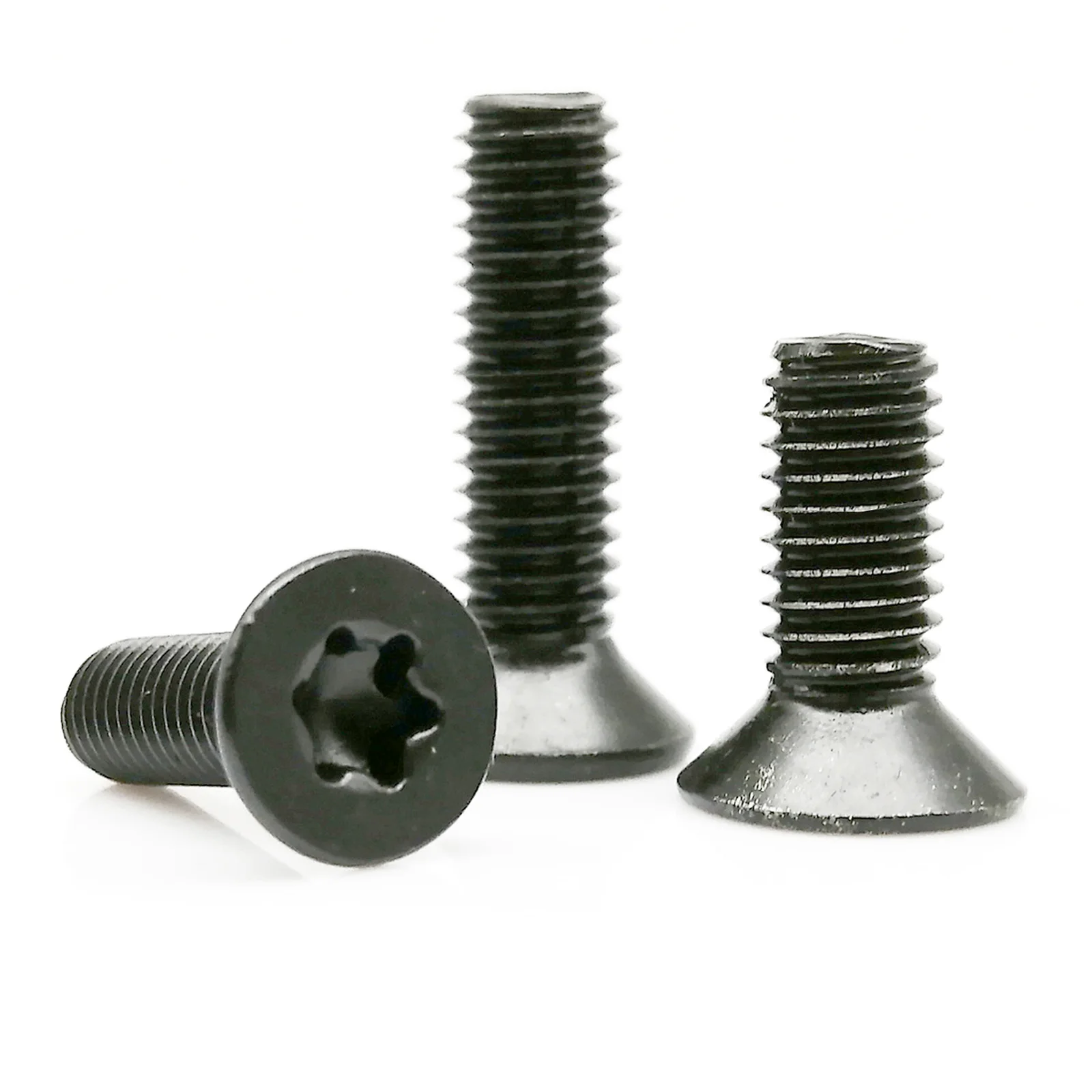 

2/5/10/25pcs M2 M2.5 M3 M4 M5 M6 M8 Black A2 304 Stainless Steel GB2673 Six-Lobe Torx Head Flat Countersunk Bolt Screw