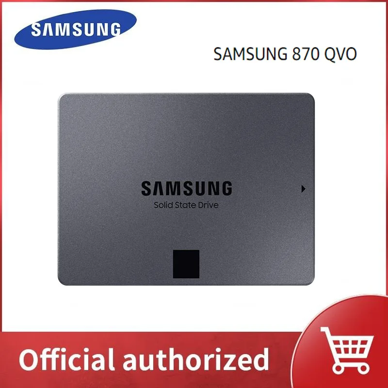 

SAMSUNG 870 QVO SATA III 2.5" SSD 1TB 2TB 4T 8TB Internal Solid State Hard Drive for Laptop HDD Computer PC 100% Original