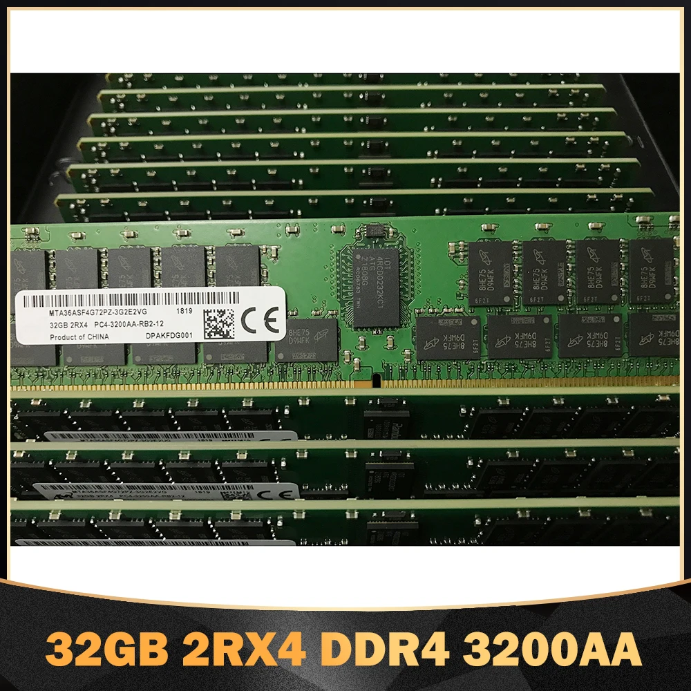 

RAM 32G 32GB 2RX4 DDR4 3200AA REG RDIMM For MT Server Memory MTA36ASF4G72PZ-3G2E2TG/VG