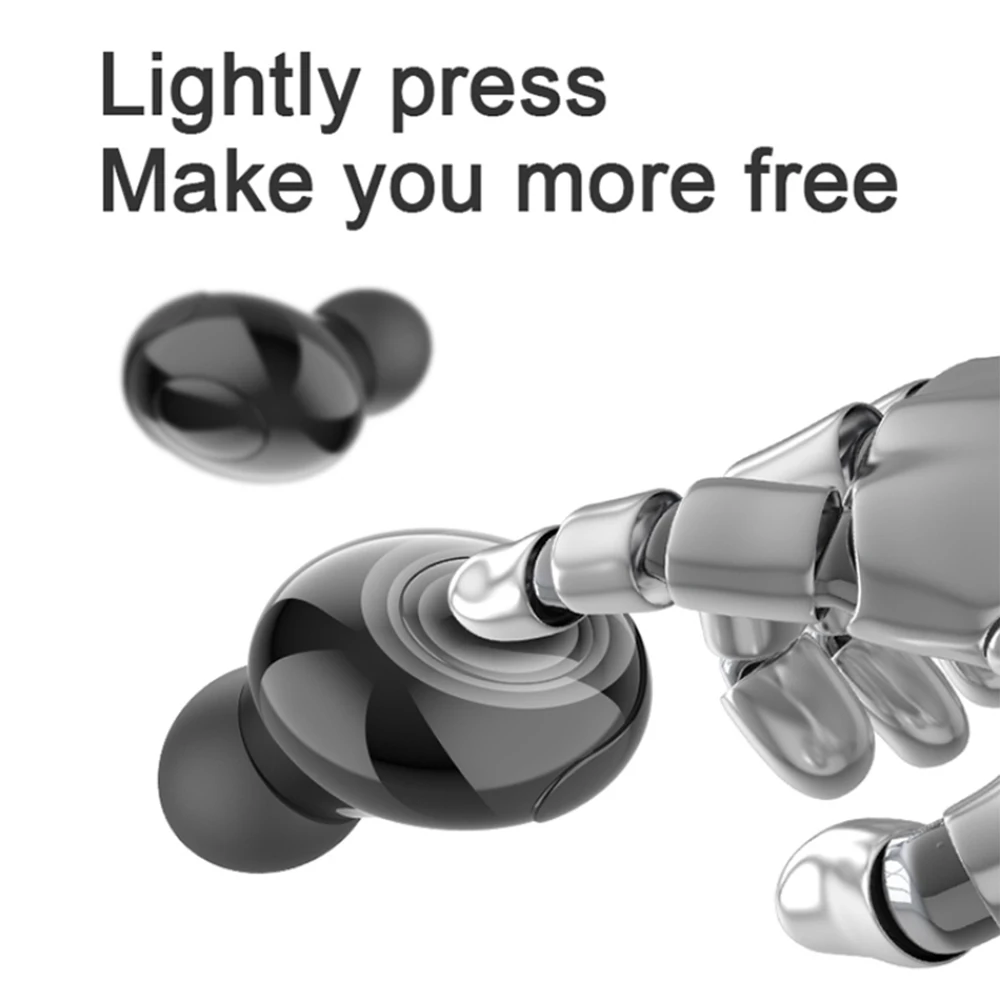 Беспроводные наушники с зарядным устройством для Xiaomi Mi 11 10 Poco X3 NFC M3 Redmi 9 9C Note 9T 9S Pro