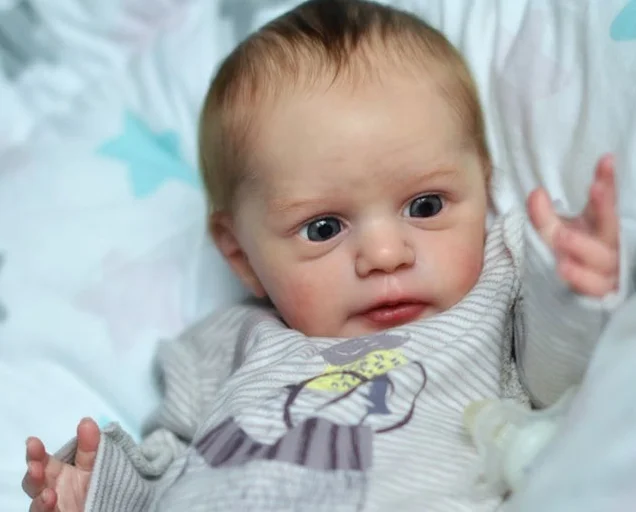 

NPK 19inch Clearance Reborn Doll kit Mika Cute Baby Lifelike Real soft Touch