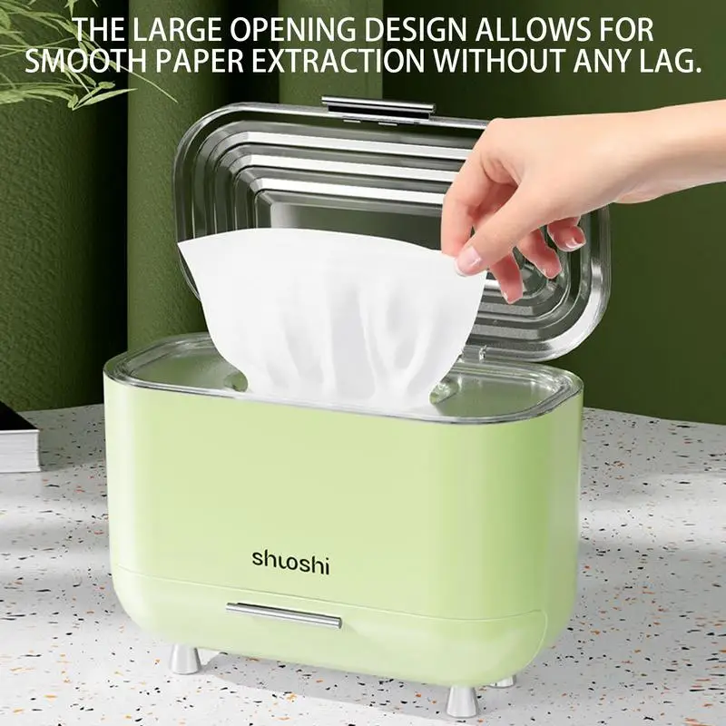 

Tissue Box Cover Portable Modern Square Car Living Room Tissue Cover Box Household Rectangular Napkin Tissue Box Cover Holder