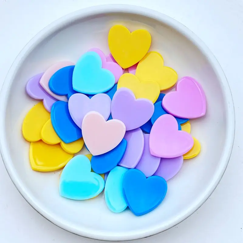 

Новая полимерная плоская кабошон с ярким сердцем, 15*18 мм, 20 шт.