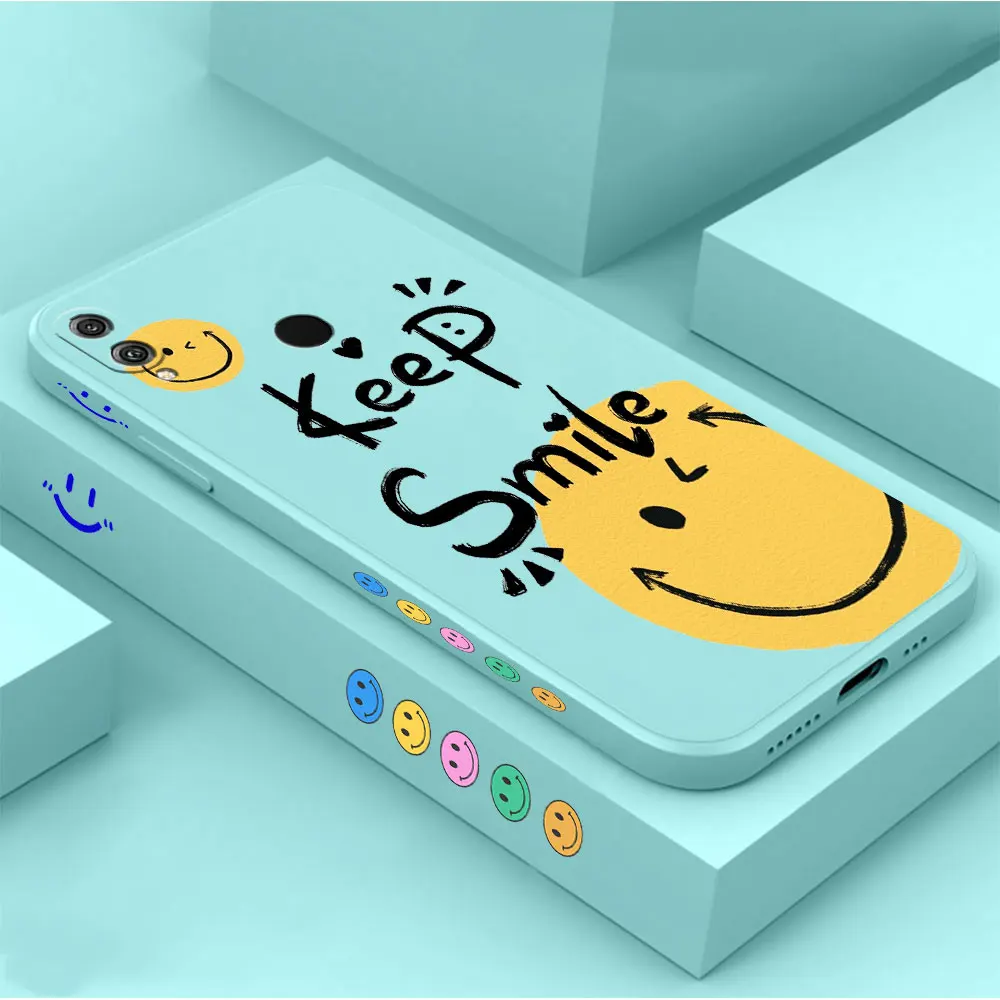 

Smile Face Phone Case For Honor 80 80SE 80GT 70 60 60SE 50 50SE 30 30S 20 20S 10 9 X8 Pro Plus Max 4G 5G Cover Funda Cqoue Shell