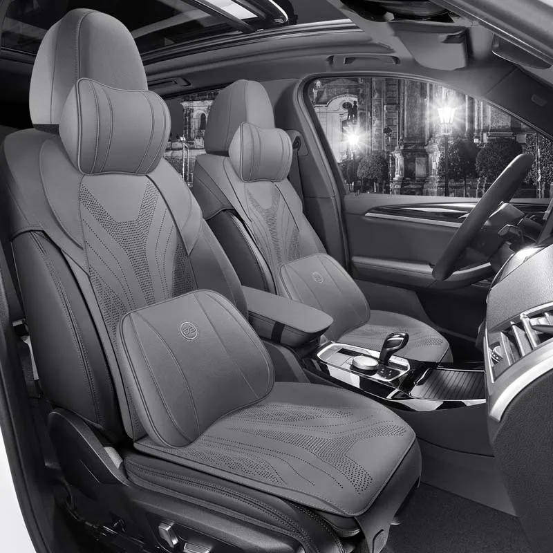Чехол для автомобильного сиденья специальный на заказ 2018-2023 BWM X3 замшевая дышащая