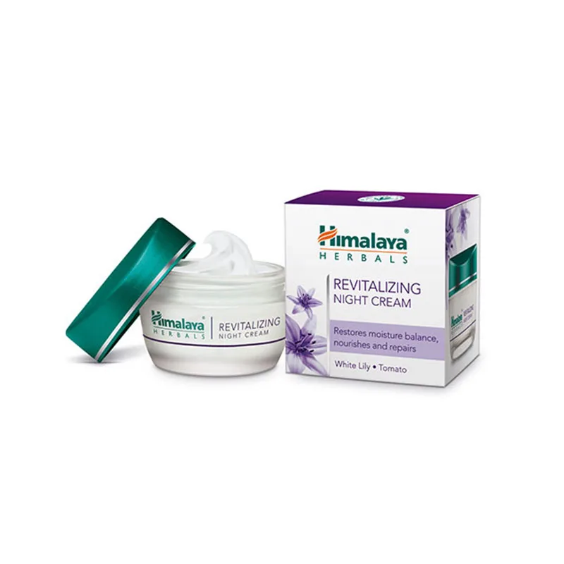 

HIMALAYA Revitalizing Night Cream Hydrates skin Repairs daily damage Anti-Aging antioxidants Ayurvedic Herbs Herbal