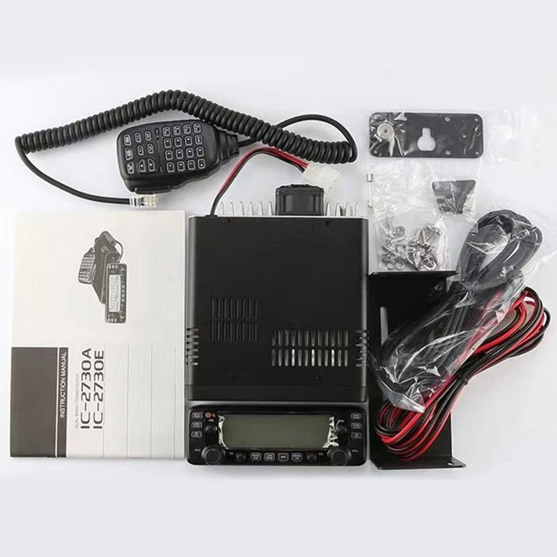 Фото Новый портативный двухдиапазонный VHF/UHF трансивер IC-2730 50W с водонепроницаемостью IPX7 и дальностью действия 0-30 км для использования в автомобиле. №1
