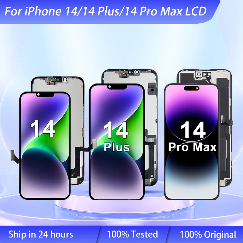 

1Pcs OLED For Iphone 14 Lcd Touch Panel Screen Digitizer For Iphone 14 Plus 14 Pro Max Display Assembly Free Shipping With Tools