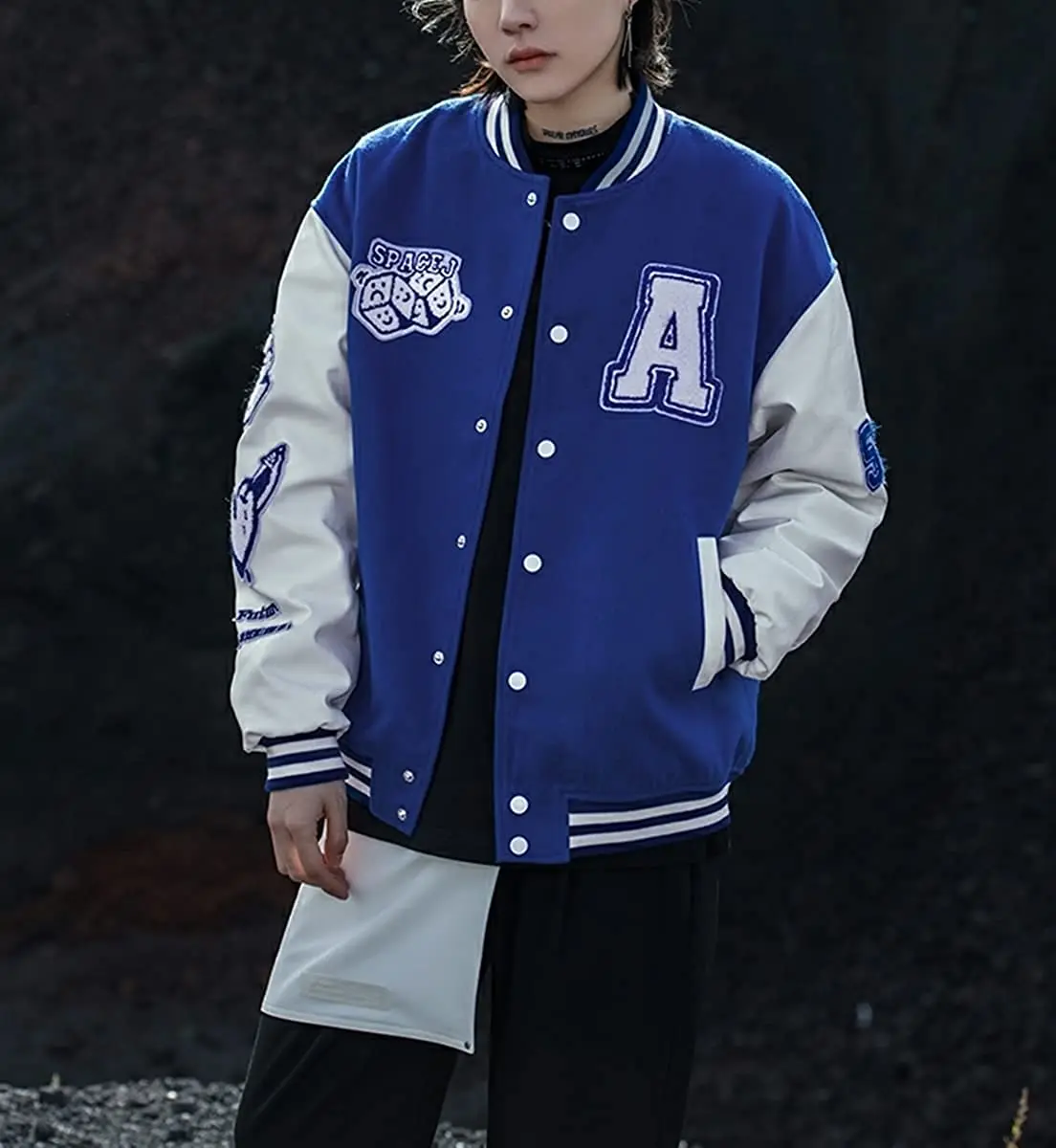 

2022 Spring Autumn Vibe Style Baseball Uniform New Bomber Jacket for Women Fashion Retro Clothes Streetwear Oversized Coat