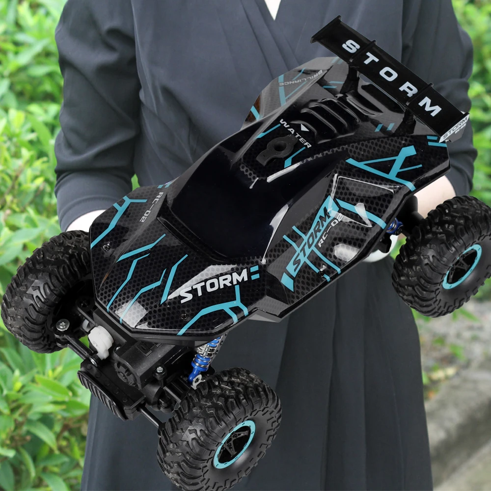2 4G 4 WD Rock Climber Cool светильник один клик спрей RC автомобиль быстрое Вождение игрушка