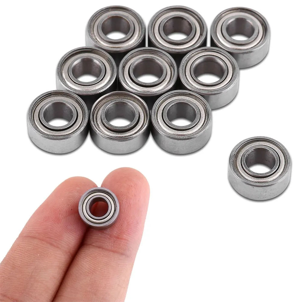 

10 x F685zz Mini Metal Double Shielded Flanged Ball Bearings (5mm*11mm*5mm) 1