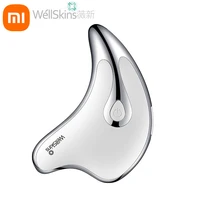 xiaomi wellskins micro current smart lifting scraping massage instrument tighten face contour curve massage tool beauty device