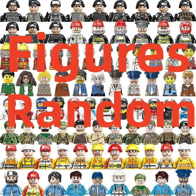 

Random No repeat Mini City Figures Movie Bricks Collections Bulk Modular Toys Building Block Kit Police Soldier Ninja Superheros