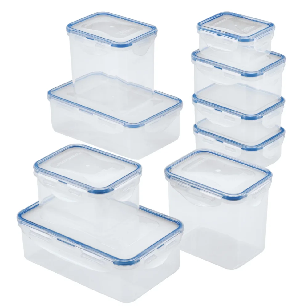 

Lock & Lock Essential 18 Pc Food Storage Set, Various Sizes for Kitchen Storage