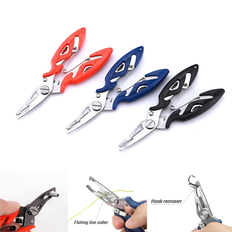 Рыболовные плоскогубцы разделенное кольцо оплетка ножницы многофункциональный