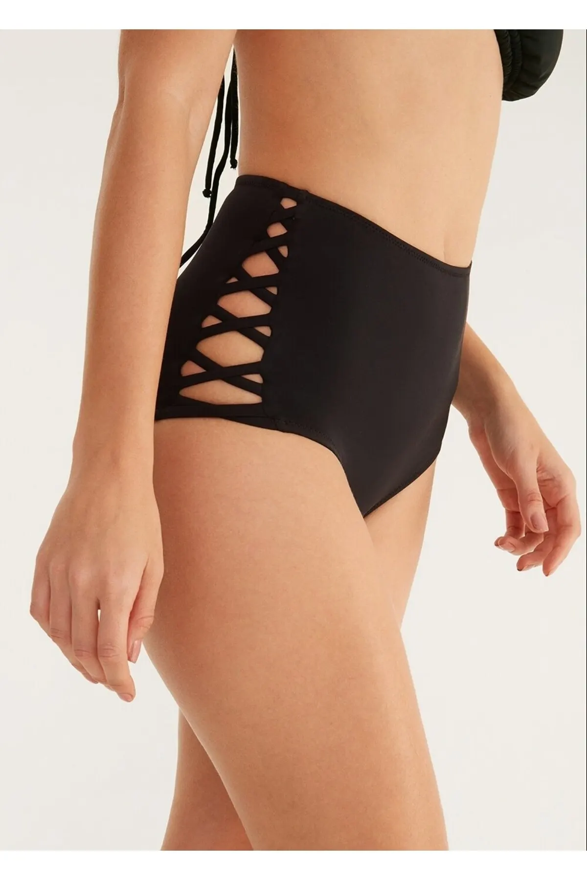 

Women's Bikini High Waist Pleated Bikini Bottom Swimwear Lady Swimsuit Sexy Bikini 2022 New Push Up Bikini Set Suit