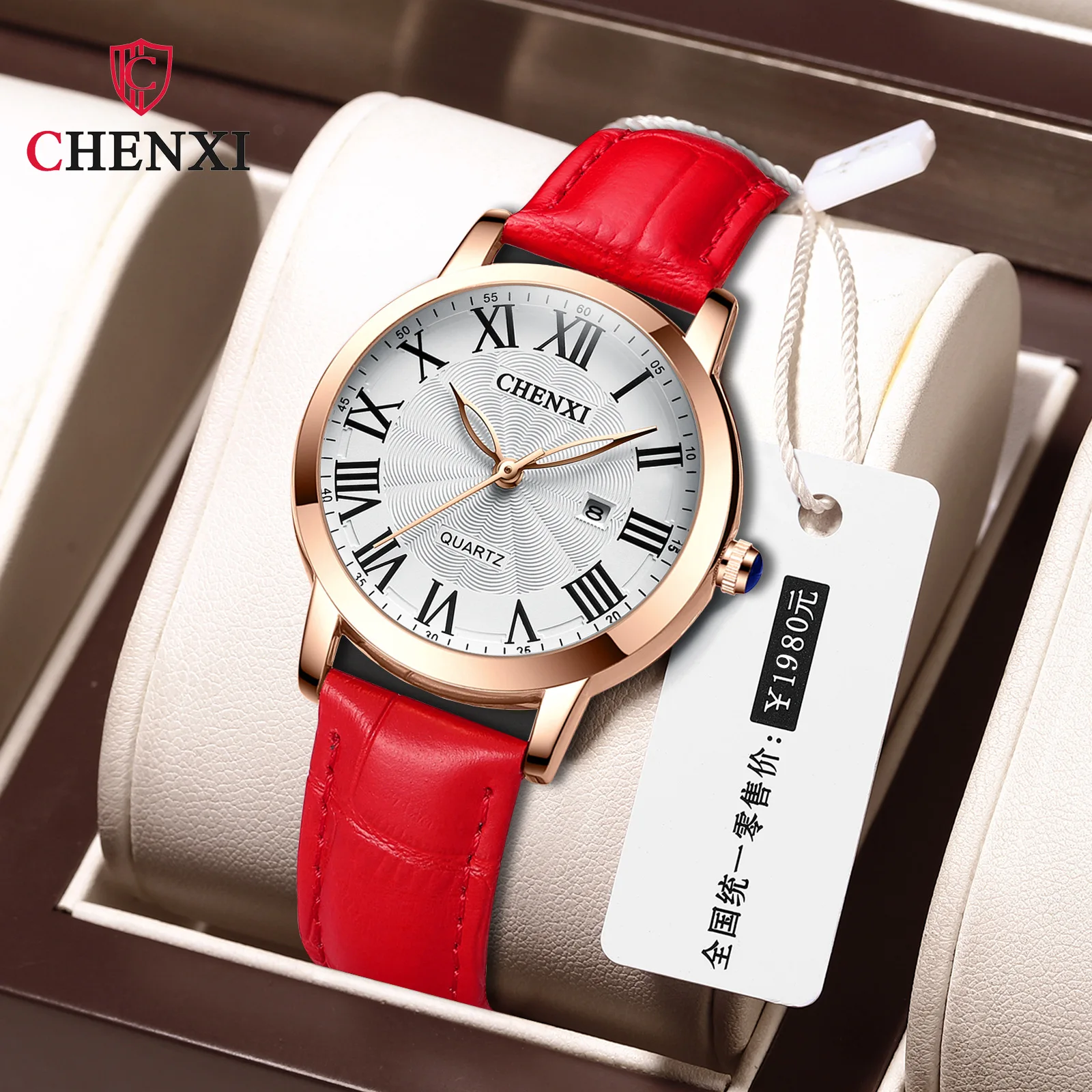

CHENXI Brand Women's Watch Fashion 2022 New Waterproof Genuine Leather Ladies Wristwatch Casual Elegant Dress Relogio Feminino