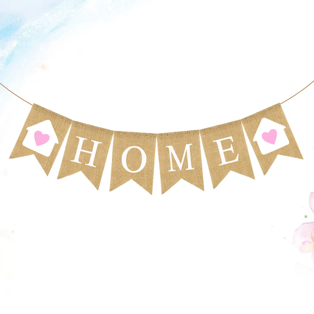 

1pc Swallowtail Banner Retro Heart Home Supplies Party for Party Home Decor
