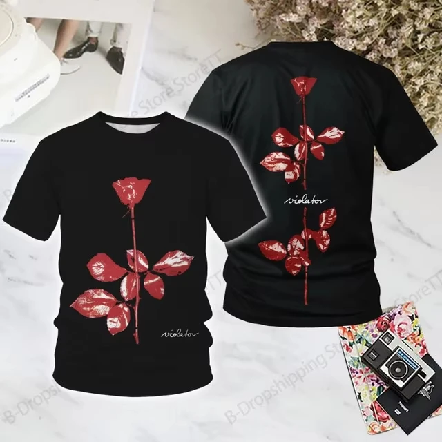 Новая футболка с 3D-принтом группы New Rock Depeche Mode, модная спортивная футболка большого размера для мужчин, уличная футболка с принтом альбома для детей и женщин (art.: 3920d2454dad1) - 3920d2454dad1