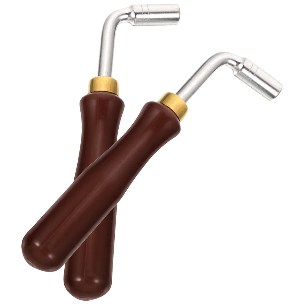 

2 Pcs Piano Wrench Tool Tools Dedicated Dulcimer Tuning Accessories Rubber Compound Professional