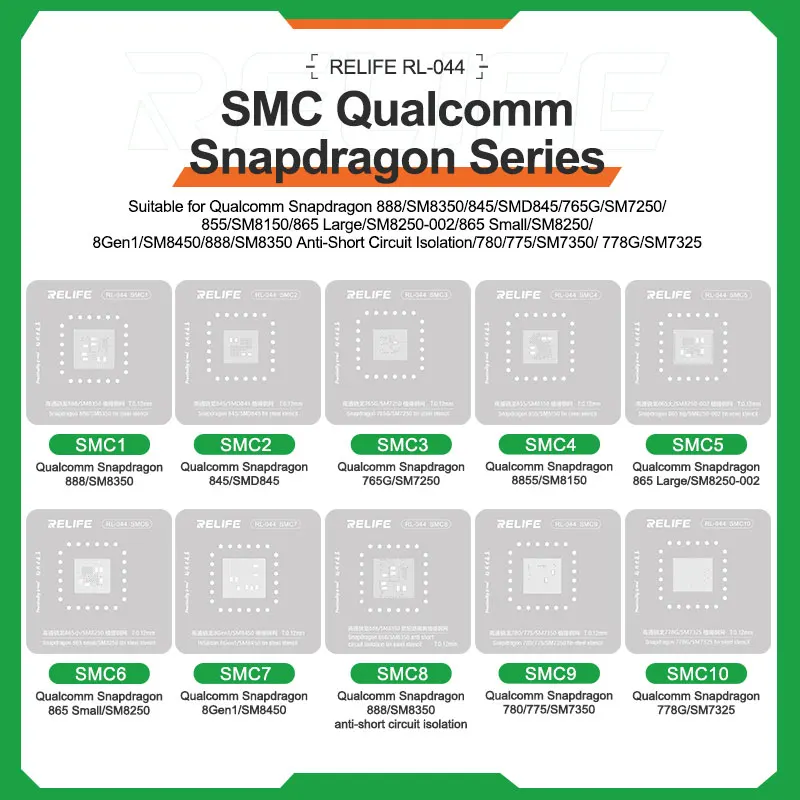 

Припой для Android Kirin Qualcomm Hisilicon Snapdragon Dimensity
