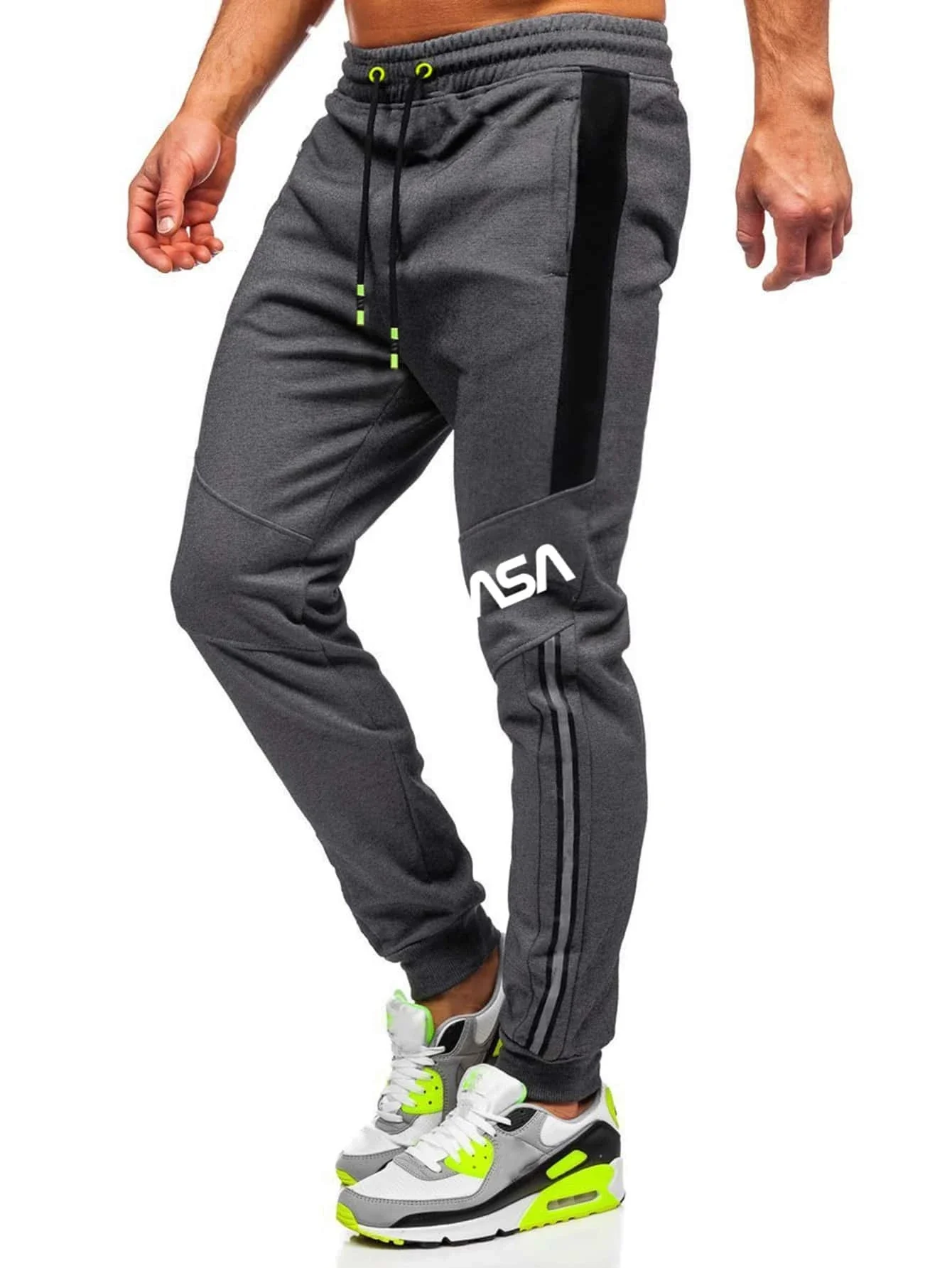 

Men Letter Graphic Drawstring Sweatpants