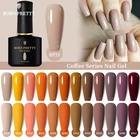 BORN PRETTY 10 мл кофейная серия Гель для ногтей оранжевый серый цвет Гель-лак полупостоянная основа верхнее покрытие впитывающий УФ-гель лак