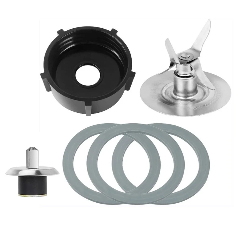 

Food Processor Stainless Steel 4 Point Blade with O-Ring Seal Gasket & Jar Base Drop Shipping