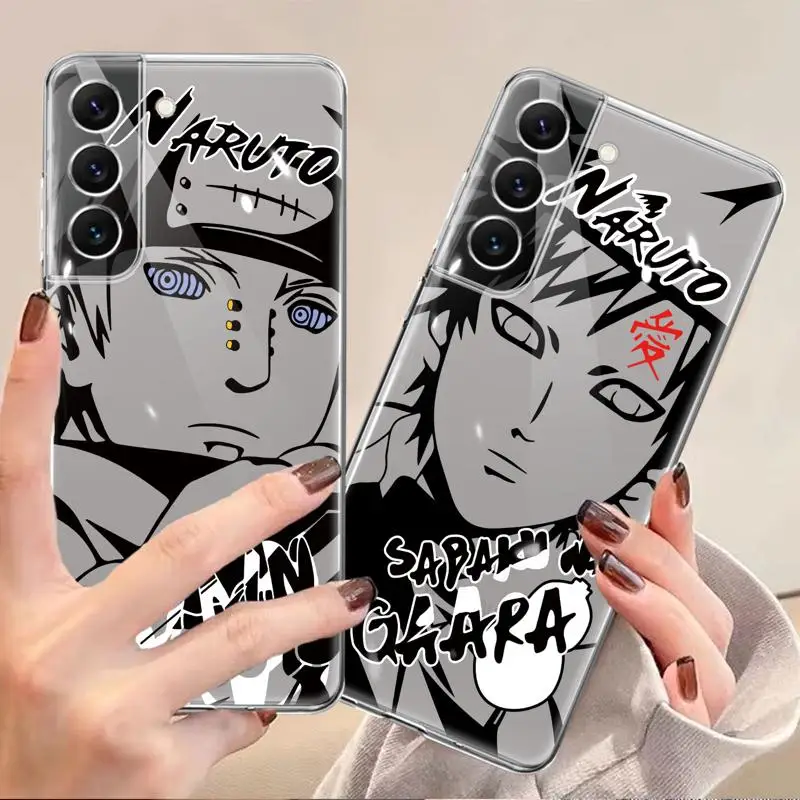 

Чехол для телефона Samsung S21 Plus S23 S20 FE S22 Ultra 5G S10 S10e S9 S20FE S21FE Naruto Akatsuki Pain Gaara Uchiha Fashion Soft