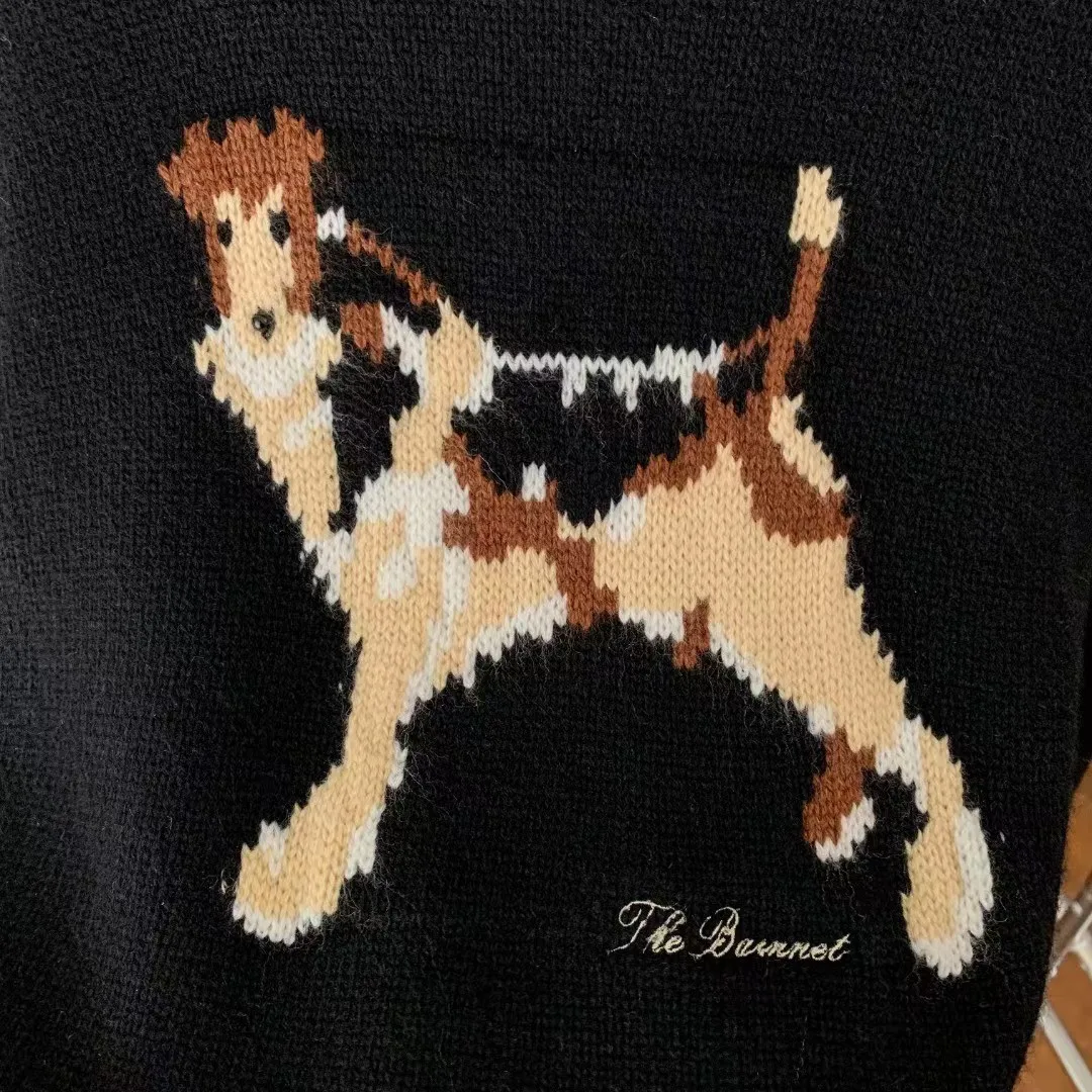 Новинка весна-осень 2024 новый однотонный Свободный Повседневный свитер с высоким