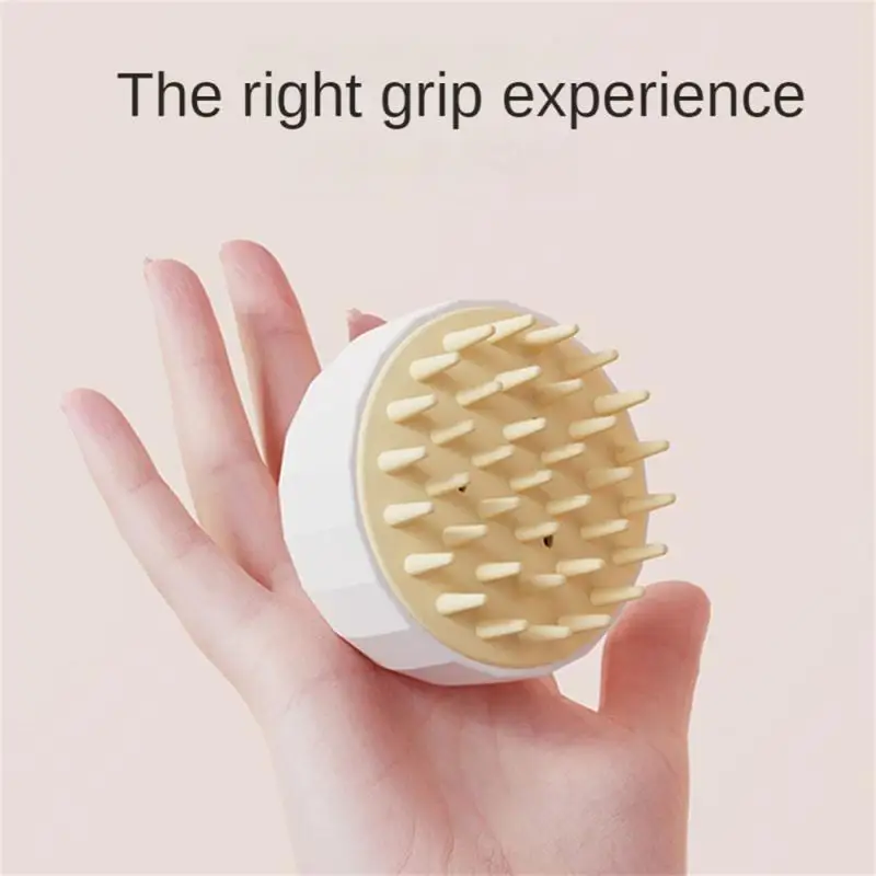 

Портативный массажер для кожи головы, с мягкими зубцами