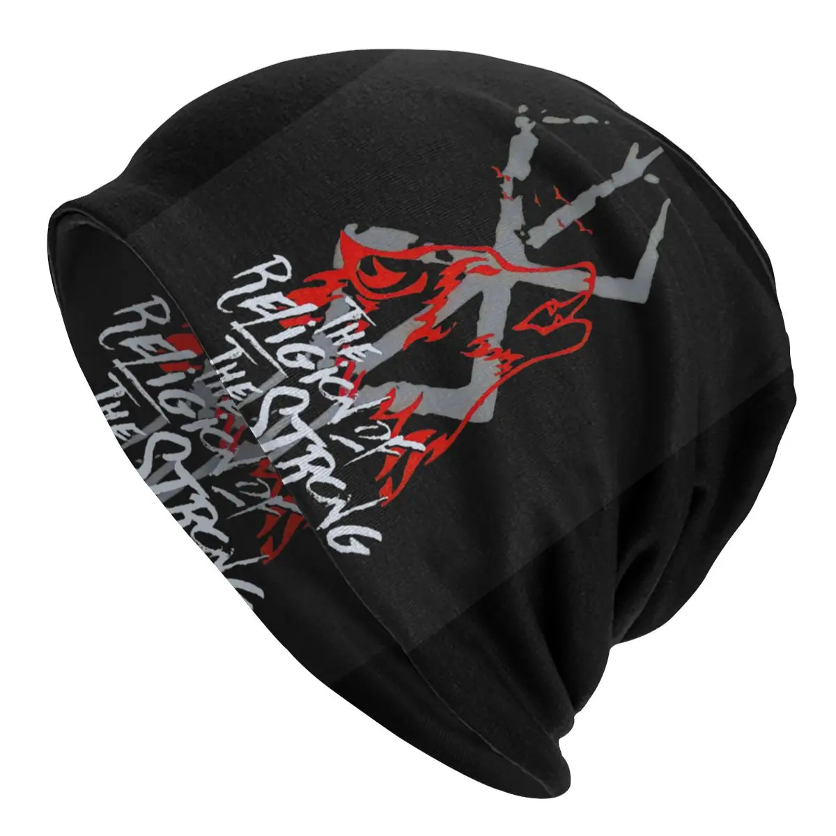 

The Black Swordsman Bonnet Hats Knitted Hat Hip Hop Street Berserk Guts Skullies Beanies Hat Men's Women's Warm Dual-use Cap