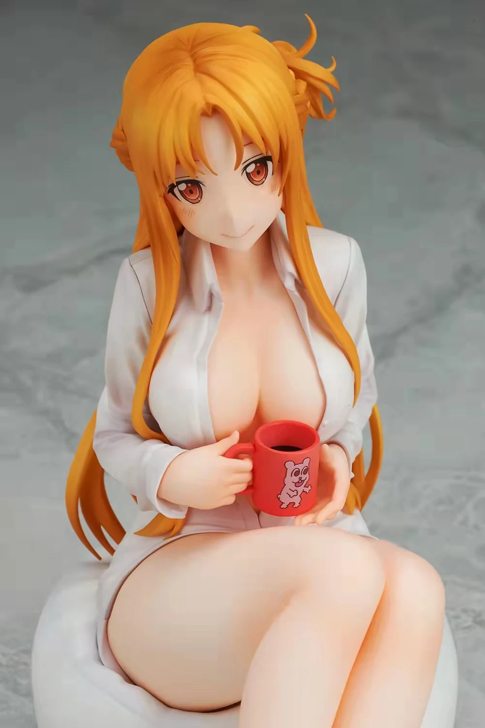 

100% оригинал: Alice Arc Asuna Shirt ver. ПВХ экшн-фигурка аниме персонаж фигурка игрушка кукла подарок