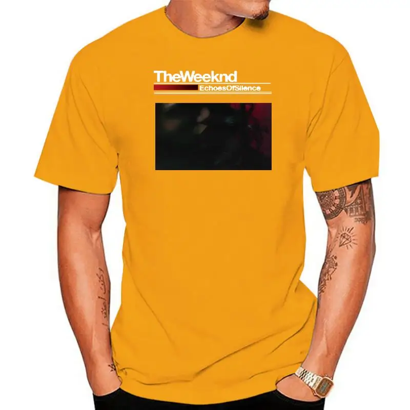 

New The Weeknd Echoes Of Silence Music Mens Black T-Shirt Size S M L XL 2XL 3XL Adults Casual Tops TEE Shirt