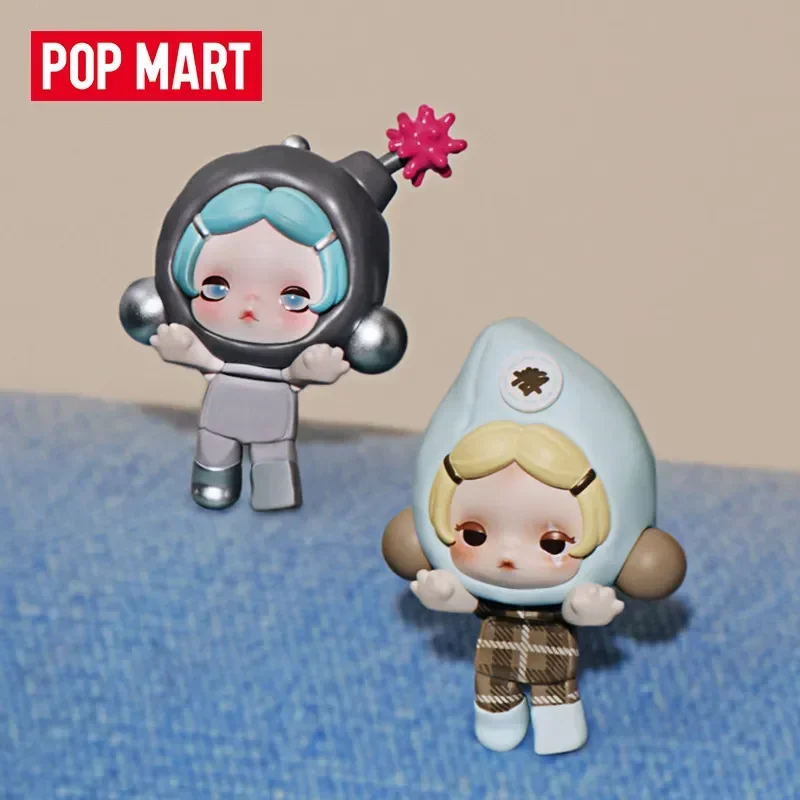Фото POP MART POP ATTACH SKULLPANDA Off Mode Series Мини-фигурка в слепой коробке, игрушка-сюрприз, милая аниме-фигурка для рабочего стола №4